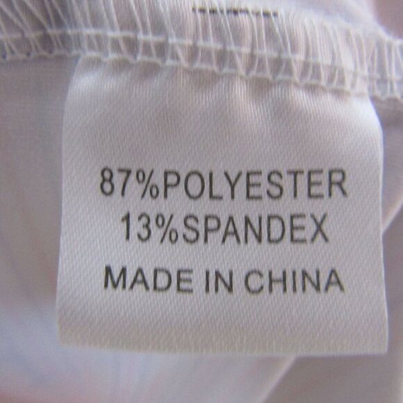 Chuco Golf Polo Collared Shirt Men's XXL White Multicolor Striped Short Sleeve - Picture 5 of 6